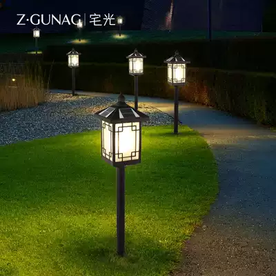 LED solar light Outdoor garden light one-piece automatic light in the dark Waterproof new floor lawn lighting