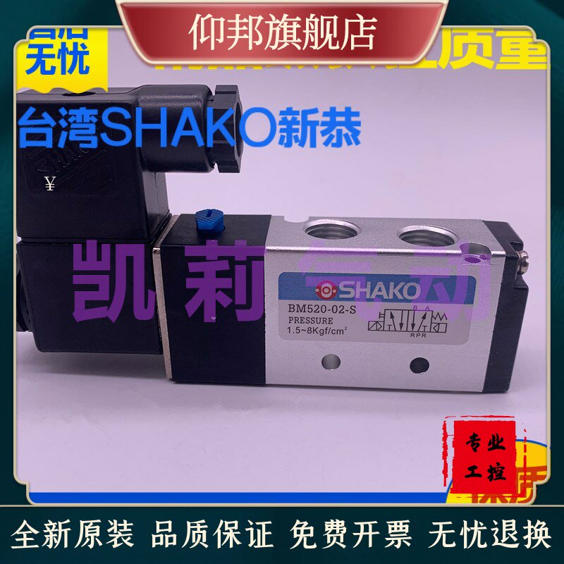 Taiwan SHAKO Pneumatic electromagnetic switching valve AM520-01-S BW BM520 520D 530-02D