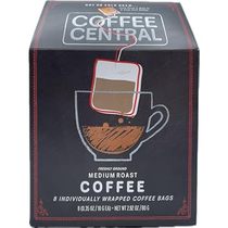 Premium Arabica Medium Roast Coffee Steep Pouches - 8 Ind
