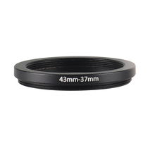 43mm-37mm filter adapter ring UV polarized starlight close-up light filter conversion interface ring interchangeable metal ring