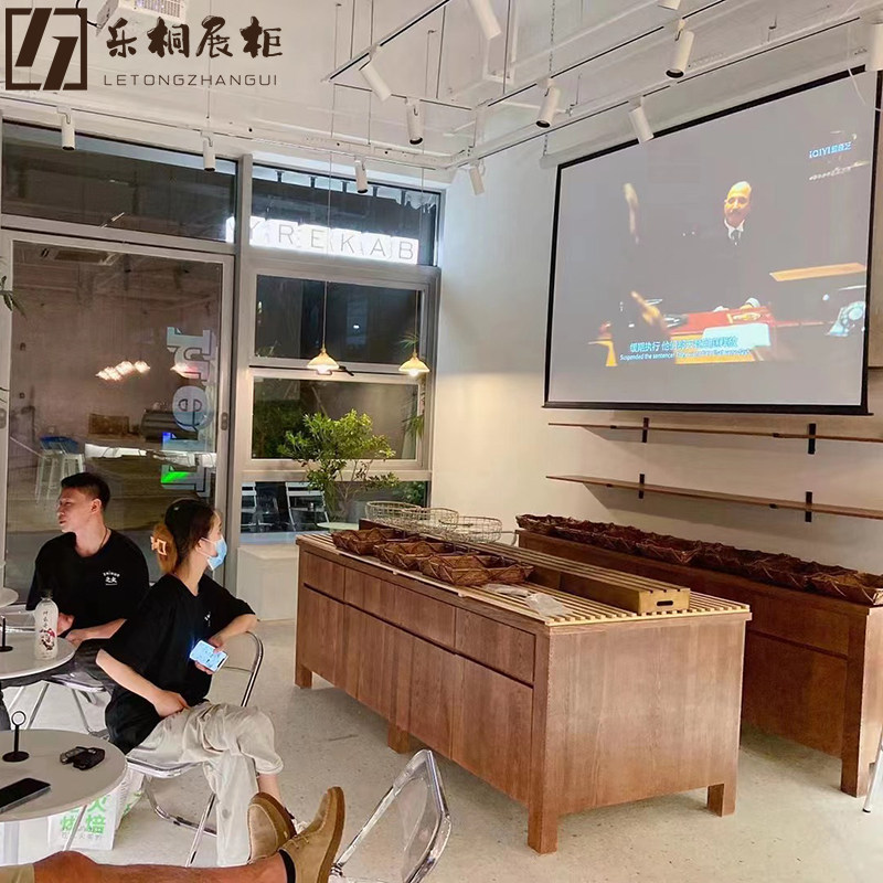 Bread Cabinet Bread Display Cabinet Baking Bread Rack Nakajima Cabinet Side Cabinet Display Rack Glass Commercial Japanese Open - Taobao