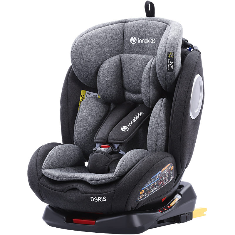 innokids Child Safety Seat Car for Innokids is 0-4-12 years old baby baby 360 rotating and sitting on isofix