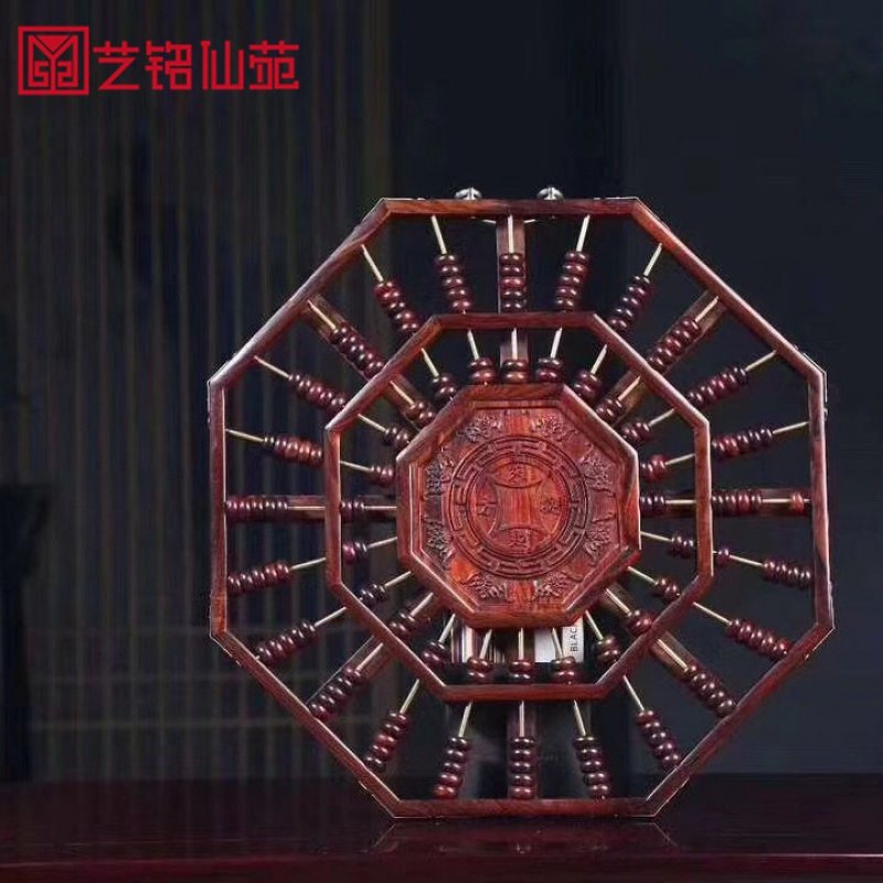 Big red rosewood star anise abacus gossip abacus mahogany handicrafts home decoration