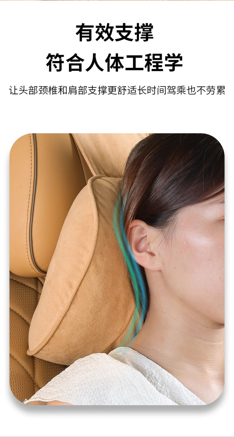 Denza D9/Z9Gt/N7/N8 Mall Store Headrest and Lumbar Support Denza Car Neck Pillow Set In-Car Cushion