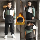 Демисезонный пуховик, толстовка с капюшоном для мальчиков, мужская осенняя куртка, детская одежда, подходит для подростков, оверсайз