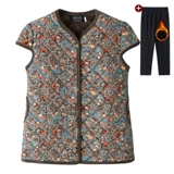 Удерживающий тепло жилет, куртка для матери, для среднего возраста, увеличенная толщина