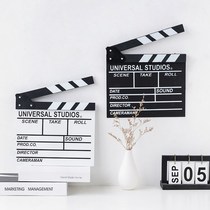 Movie Beats Board Directors Board Halftime Board Clapper Wooden Photo Web Store Photo Props Creative Decorations Hem
