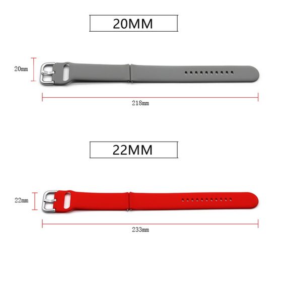 20mm22mm실리콘BandforGalaxyWatchActive2Active3