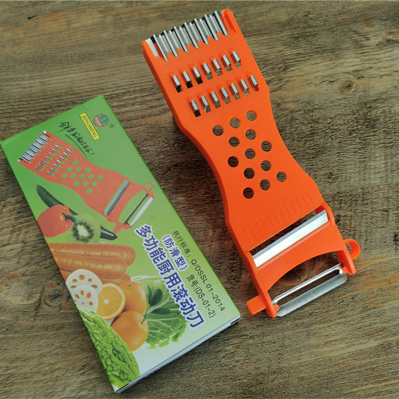 Potato scraping peeling knife peeling knife multi-functional peeling knife three-in-one peeling peeling and scraping artifact fruit plane