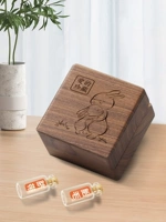 Детский деревянный сувенир для новорожденных для хранения пуповины