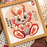 Памятные отпечатки рук и ног для новорожденных, фоторамка