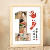 Детский сувенир, отпечатки рук и ног, памятная чернильная подушечка, детская фоторамка