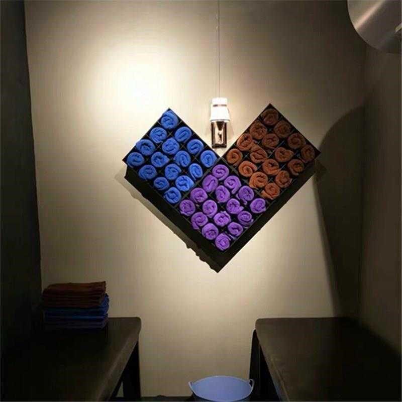 Shelf wall-mounted wall hangers for hairdressework Beauty salon Beauty salon Hairdressel Beauty Salon Beauty Salon wall Wall-mounted Wall Creative