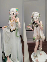 Original God Grass God Naxida cos costume cosplay Daci Shuwang womens wig childrens cute game complete set