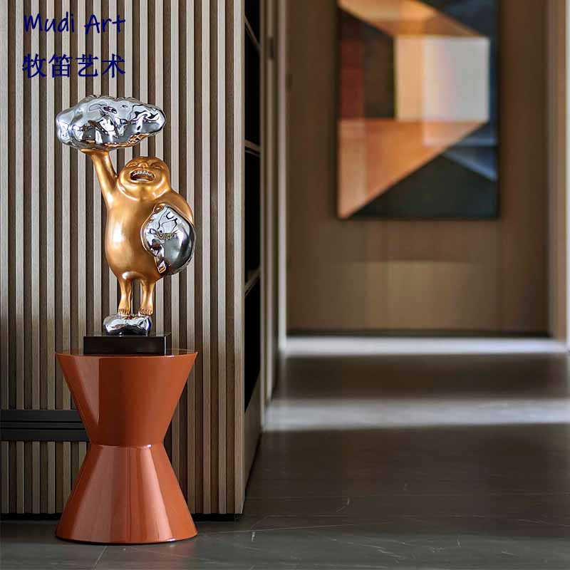 Nordic fibreglass three-section two-section Alien pier Villa-Like Board Room Side A Few Living-room Bedrooms Fashion Corner a few