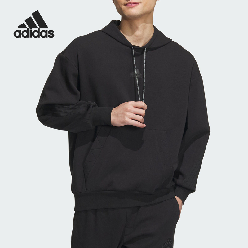 Adidas Genuine Men's and Women's Loose Hooded Couple's Casual Sports Comfortable Pullover Im9037 Adidas Genuine Men's and Women's Loose Hooded Couple's Casual Sports Comfortable Pullover Im9037