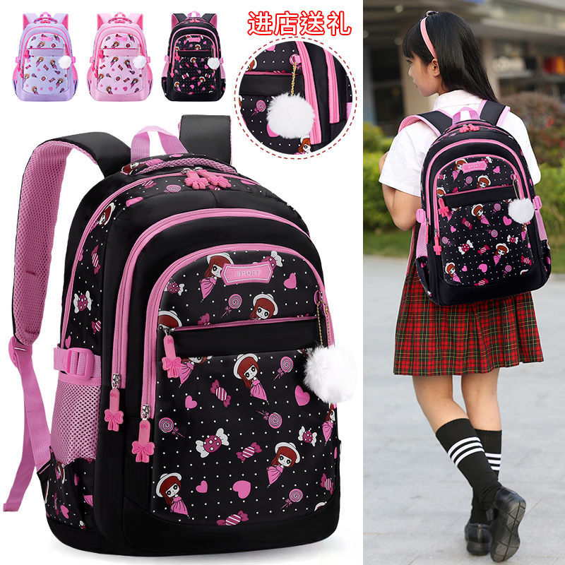 Children's schoolbags Primary school children's new 1-2-3-4-5-6 grade minus the cute and waterproof Kindergarten bag