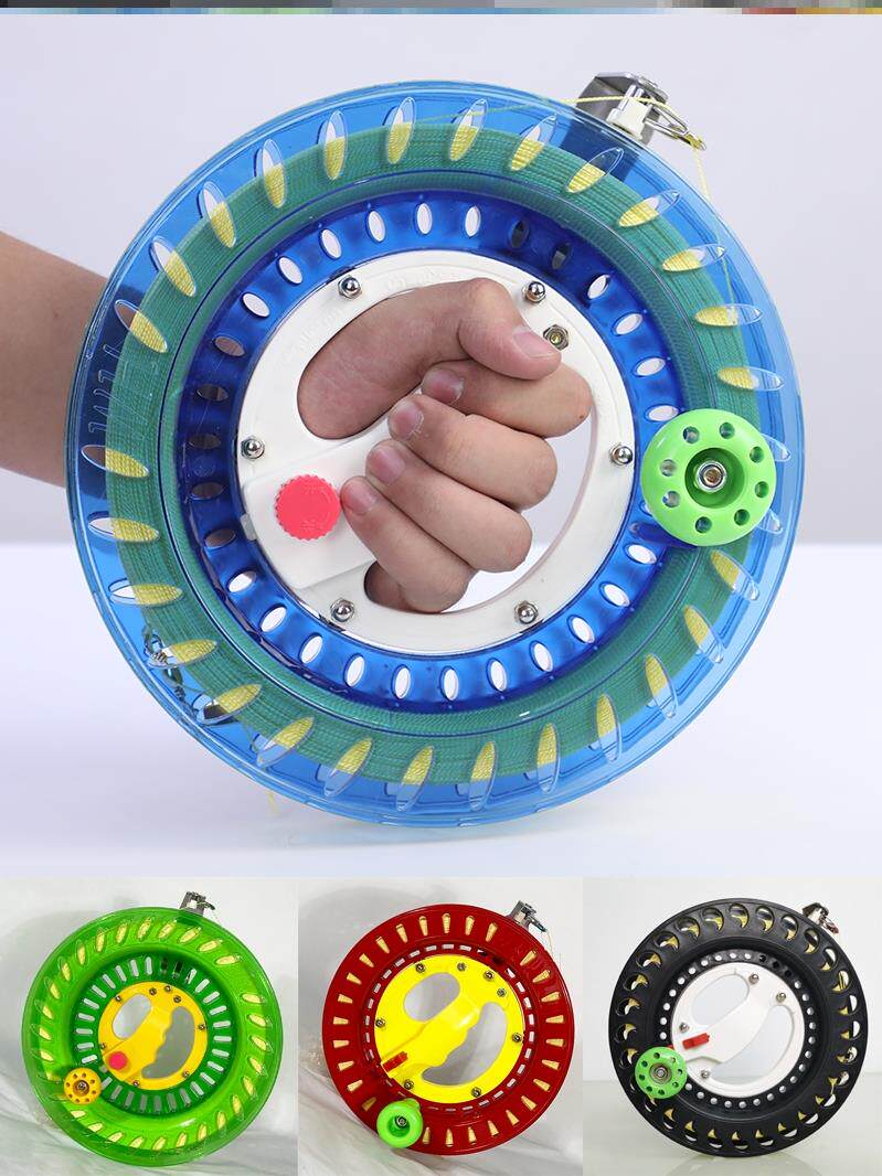 Kite Spool Kite Wheel Weifang Kite Wheel Flywheel New Blue Crystal Kite Wheel Hand Wheel Spool