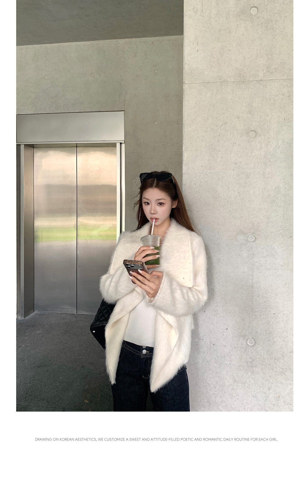 Wildberry Cropped Fleece Big Lapel Jacket