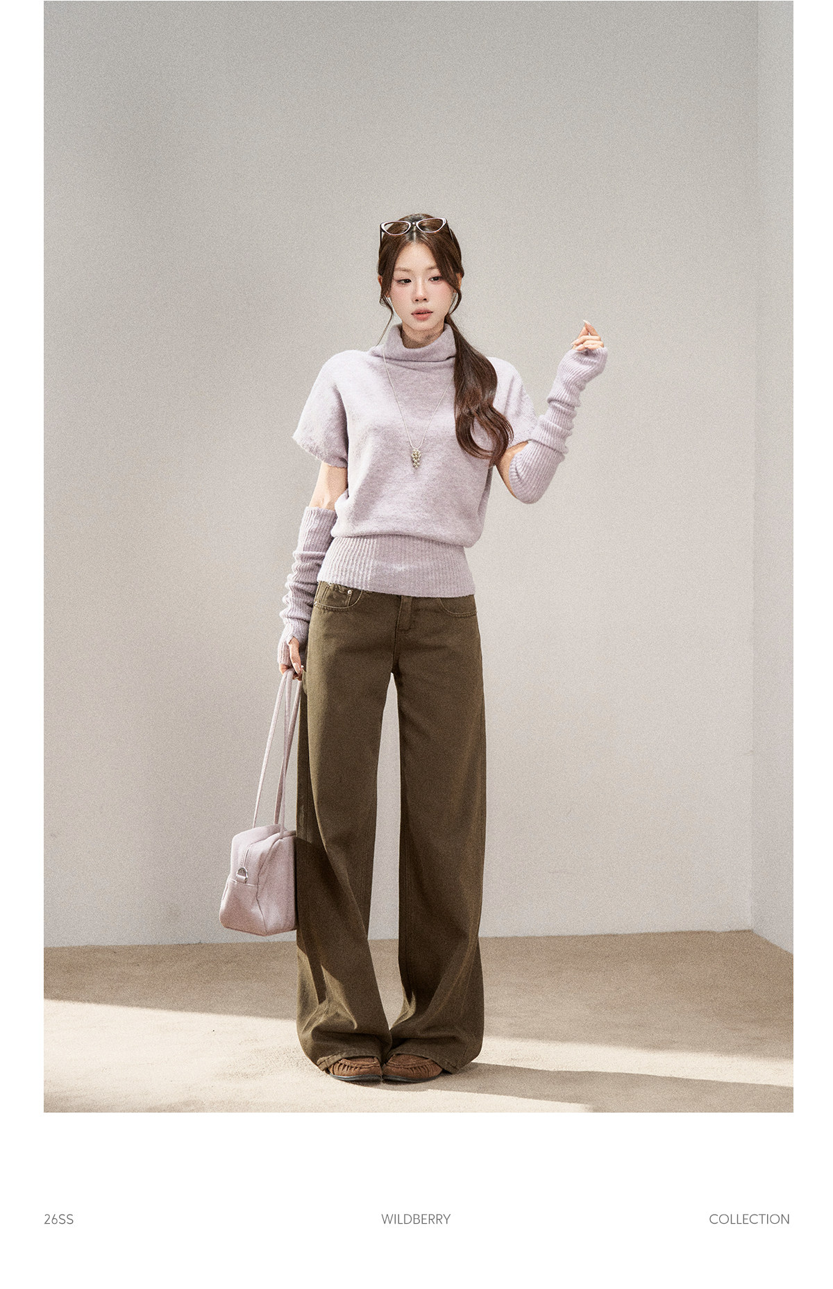 Wildberry Half-Neck Knit Sweater