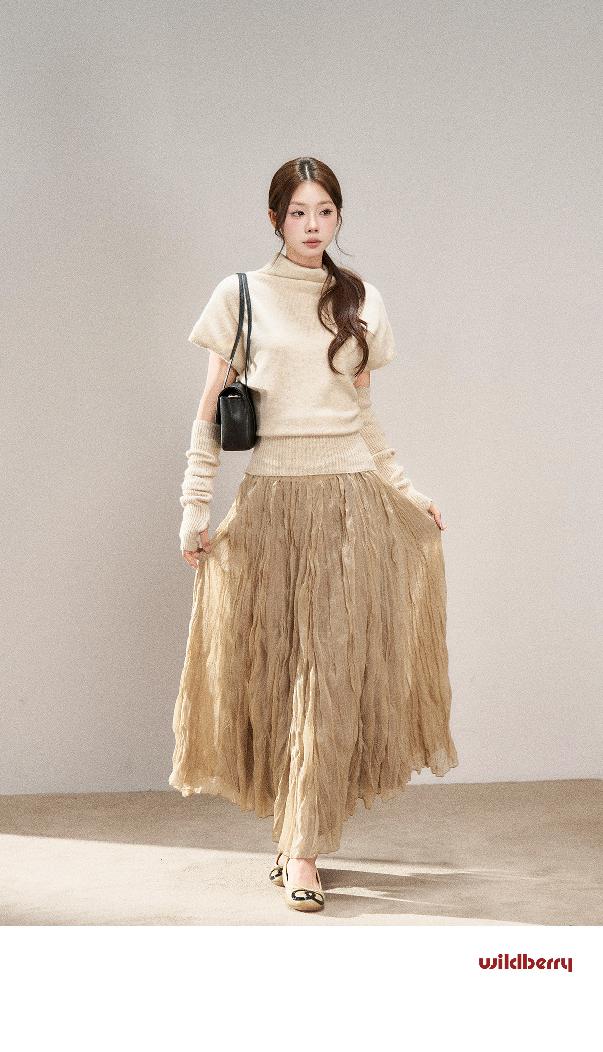 Wildberry Half-Neck Knit Sweater