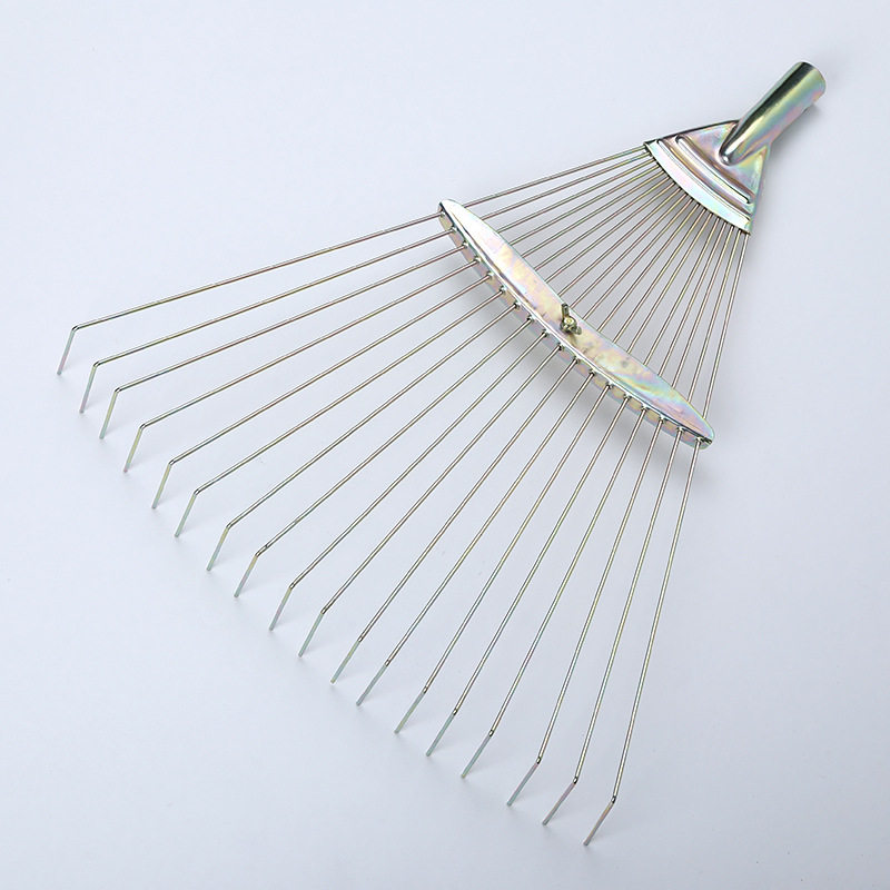 Steel Wire Harrowing Grass Rake Grass Rake Grass Agricultural Fall Foliage Rake Iron Rake Farm Tools Lawn Sweep Foliage Pickpocketing Household Tools