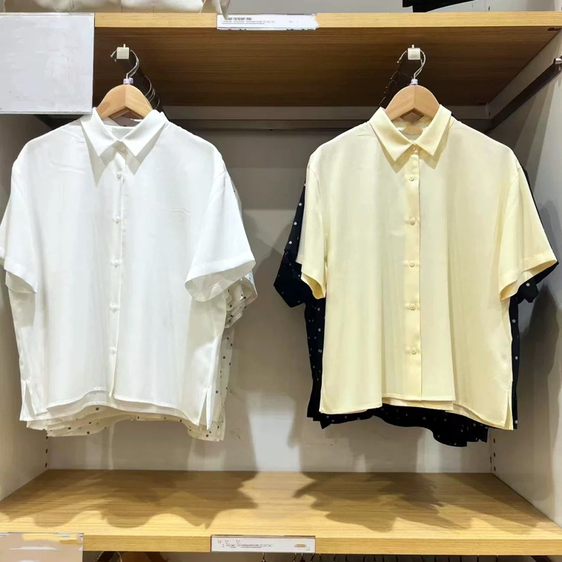 Youu New Spring/Summer Women's Fashionable Short Sleeve Shirt Casual Versatile Loose Commuter Top 475642 Youu New Spring/Summer Women's Fashionable Short Sleeve Shirt Casual Versatile Loose Commuter Top 475642