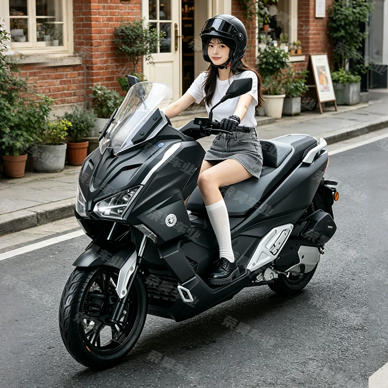 领辰 Big Sheep 150 large two-wheeled scooter Qianjiang 150cc water-cooled power National IV EFI can be registered