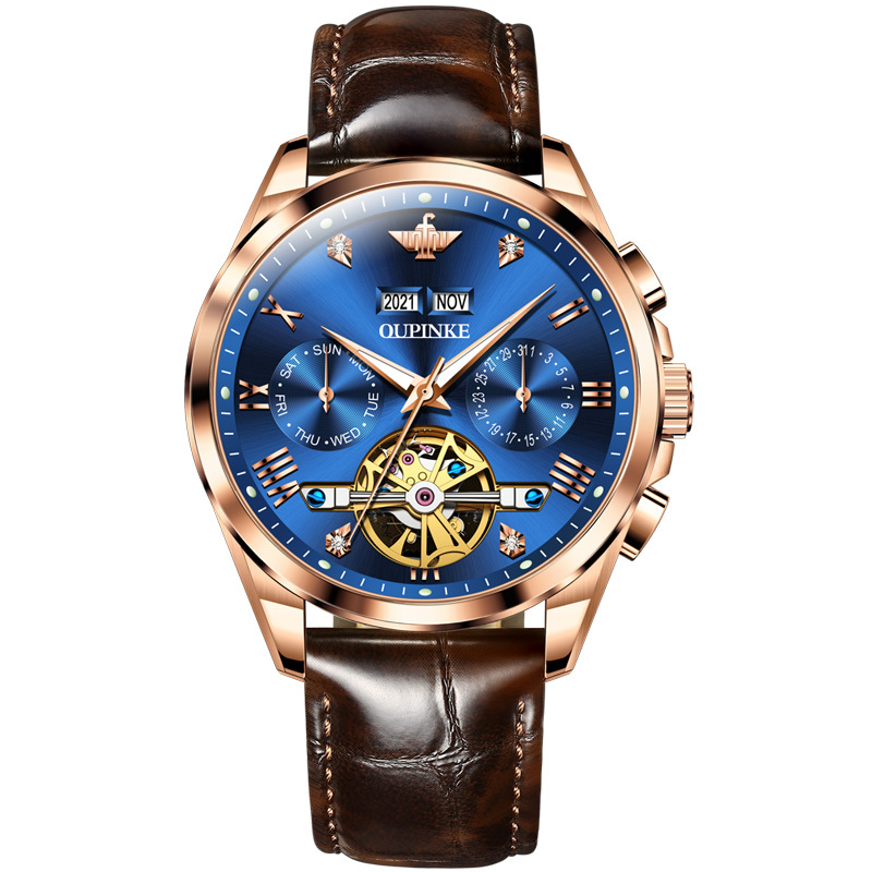 Swiss Genuine Original Imported Patek Philippe Feili Multifunctional Watch Men's Fully Automatic Mechanical Watch Diving Men's Watch Swiss Genuine Original Imported Patek Philippe Feili Multifunctional Watch Men's Fully Automatic Mechanical Watch Diving Men's Watch