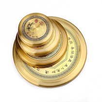 Compass high-precision compass outdoor twenty-four mountains automatic covered imitation copper compass portable dragon-seeking measuring instrument