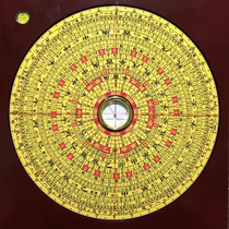 Compass compass high-precision outdoor twenty-four mountain bakelite eight-inch large font advanced three-in-one dragon-seeking compass