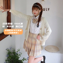 JK uniform skirt genuine original creation grid skirt suit for primary and secondary school students college style high school childrens skirt autumn
