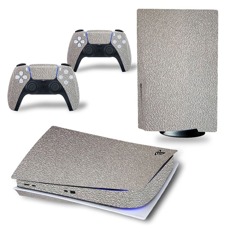PS5 Sticker Host Handle Foil All Inclusive Sticker Solid Color PS5 Side Sticker Digital Optical Drive Edition Arc Edge Anti-Scratch Paste