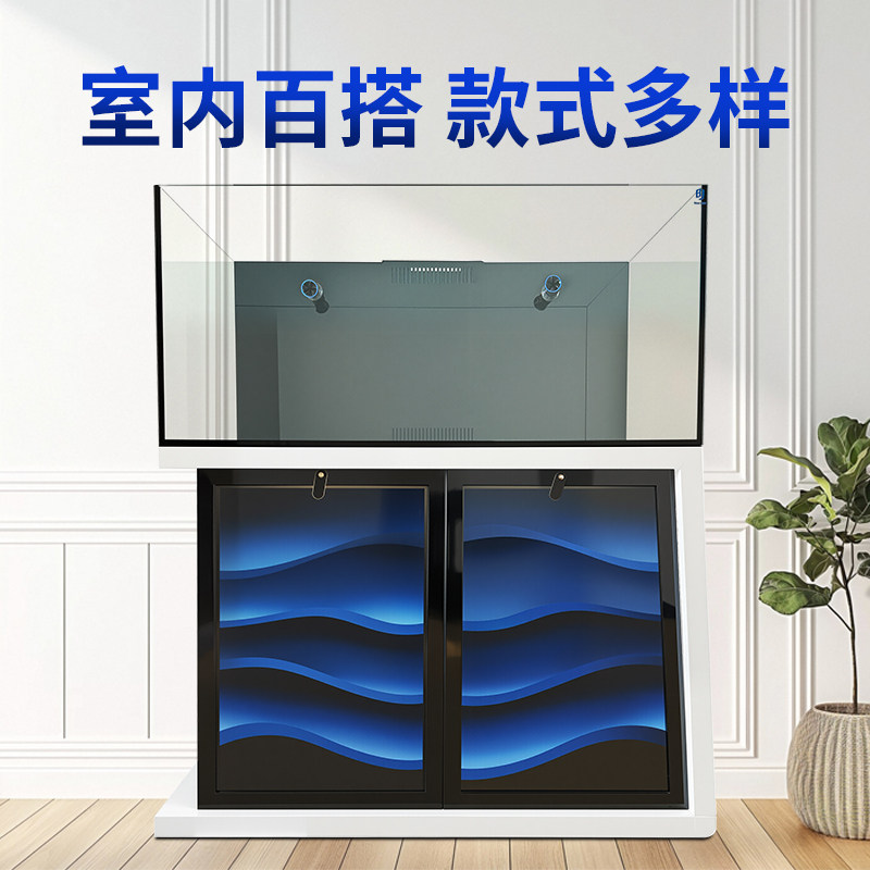 为什么越来越多的家庭选择蓝闪电新款D系列外背包海缸超白鱼缸底滤缸？-底柜-淘宝百科网