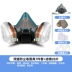 Mặt nạ phòng độc che kín mặt chống bụi bụi công nghiệp sơn phun oxy đặc biệt chống khói che kín mặt hóa chất độc mặt nạ phòng độc chống cháy 