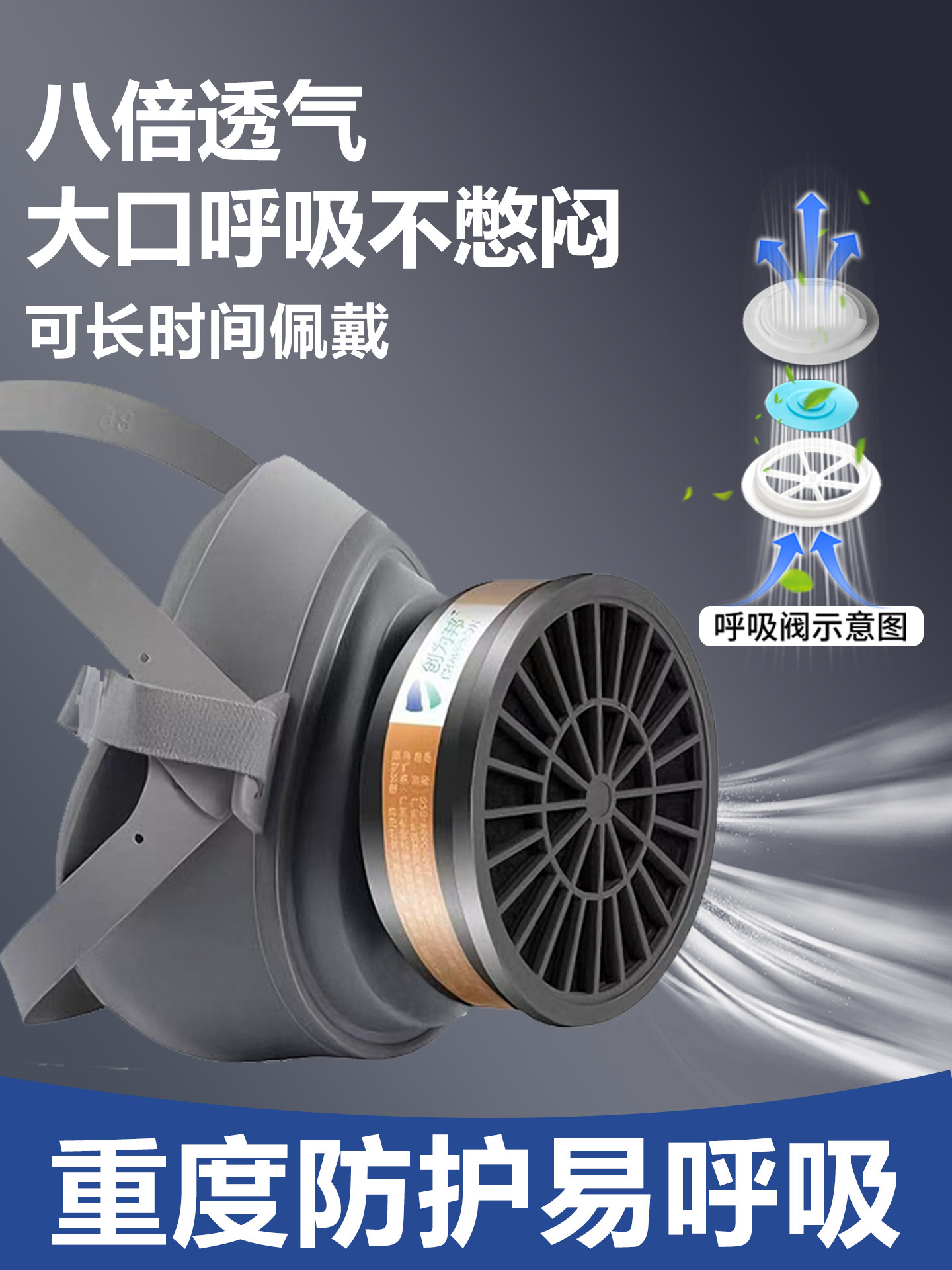 German High-Grade Dust-Proof and Anti-Toxic Masks, Heavy-Duty Dust Masks, Chemical Masks, Spray Paint-Specific Chemical Gas Masks