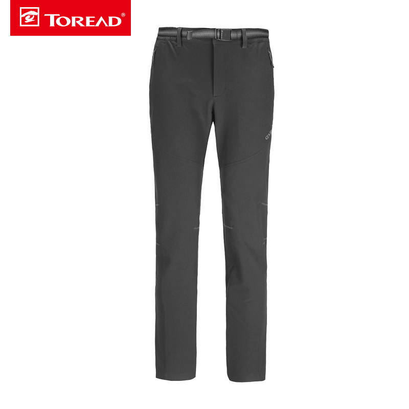 Pathfinder off-road pants men's pants windproof elastic outdoor women's pants wear-resistant thickened warm plus velvet breathable soft shell pants