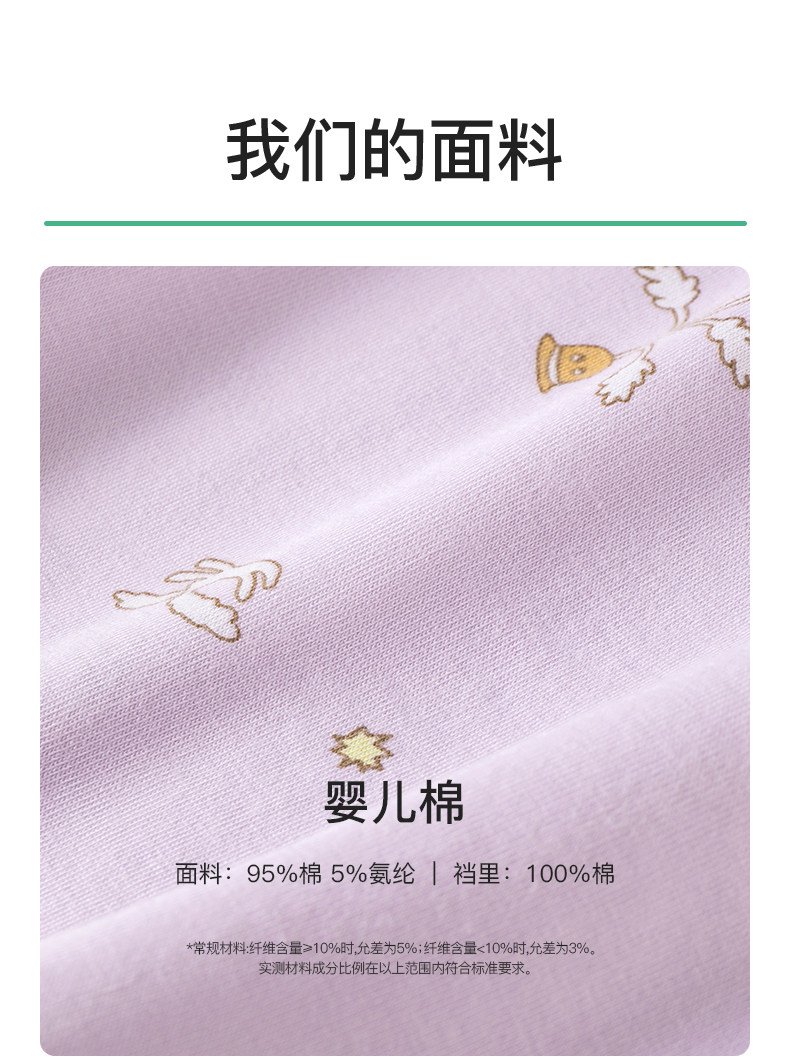 【likeuu专场】ubras旗下likeuu儿童成人纯棉/莫代尔内裤5条装dr — 18