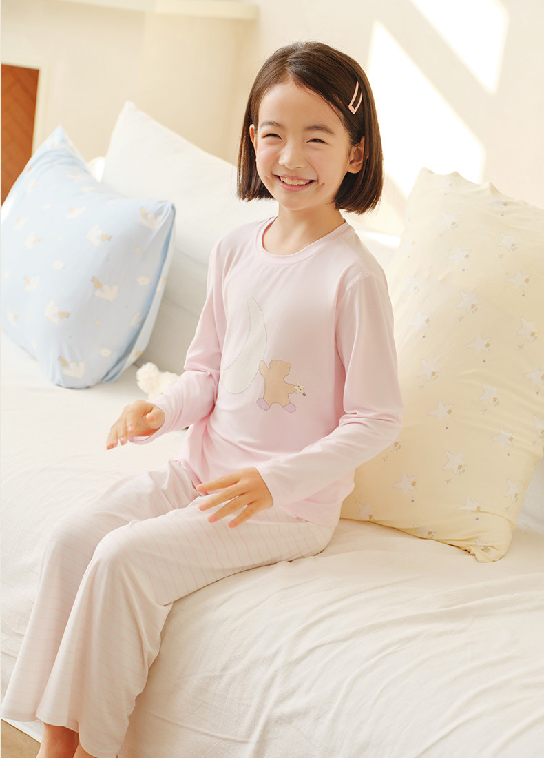 [Recommended by Zhu Dan] Likeuu Kidsren's Pajamas, Boys' and Girls' Home Clothes, 2026 New Family Modal Nightgown — 29