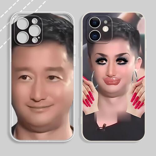 Wu Jing Abstract Expression Funny Phone Case for Friends, Suitable for Apple 17, Redmi K80, Vivo, Oppo, Realme, Huawei