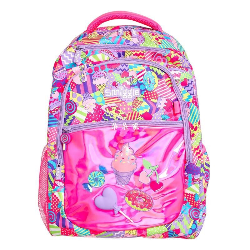 Australian Smiggle bag student children cartoon candy double shoulder bag for travel backpacks minus negative big capacity-Taobao