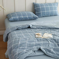 100% cotton washed cotton summer quilt air conditioner is summer cool quilt four-piece pure cotton thin quilt single double machine washable