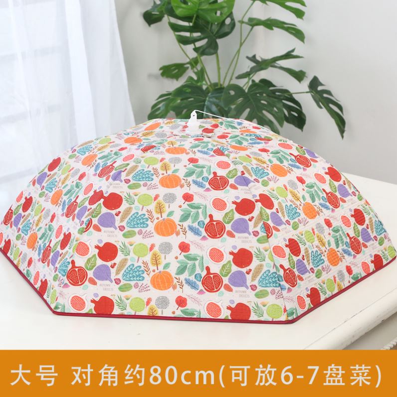 Intelligent insulation dish cover food cover household new 2020 table cover cage fly-proof net cover summer foldable