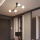 Aisle Light, Bedroom, Tea Room, Entrance, Balcony, Duplex Loft Apartment, Modern Minimalist Light Luxury All-Copper Linear Ceiling Light