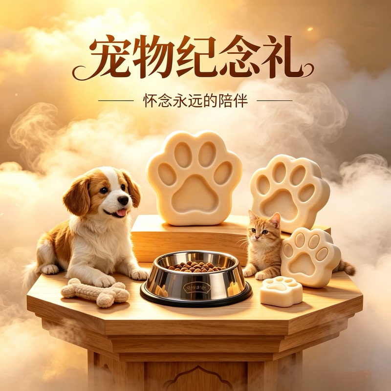 Pet Memorial Paper Money and Paper Offerings for Dogs and Cats, Farewell Set for Passing Away