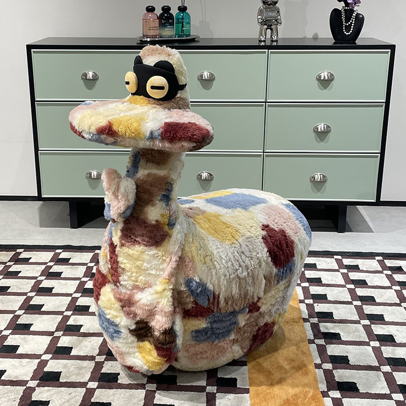 High-End Living Room Decoration Floor-Standing Large Ornament Housewarming Gift Novelty Creative Duck Chair for Moving High-End Living Room Decoration Floor-Standing Large Ornament Housewarming Gift Novelty Creative Duck Chair for Moving