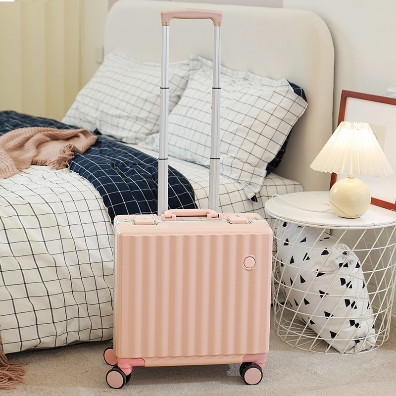 18-inch suitcase woman small light password den case 20 inch ultra light silent random password Lalever box man