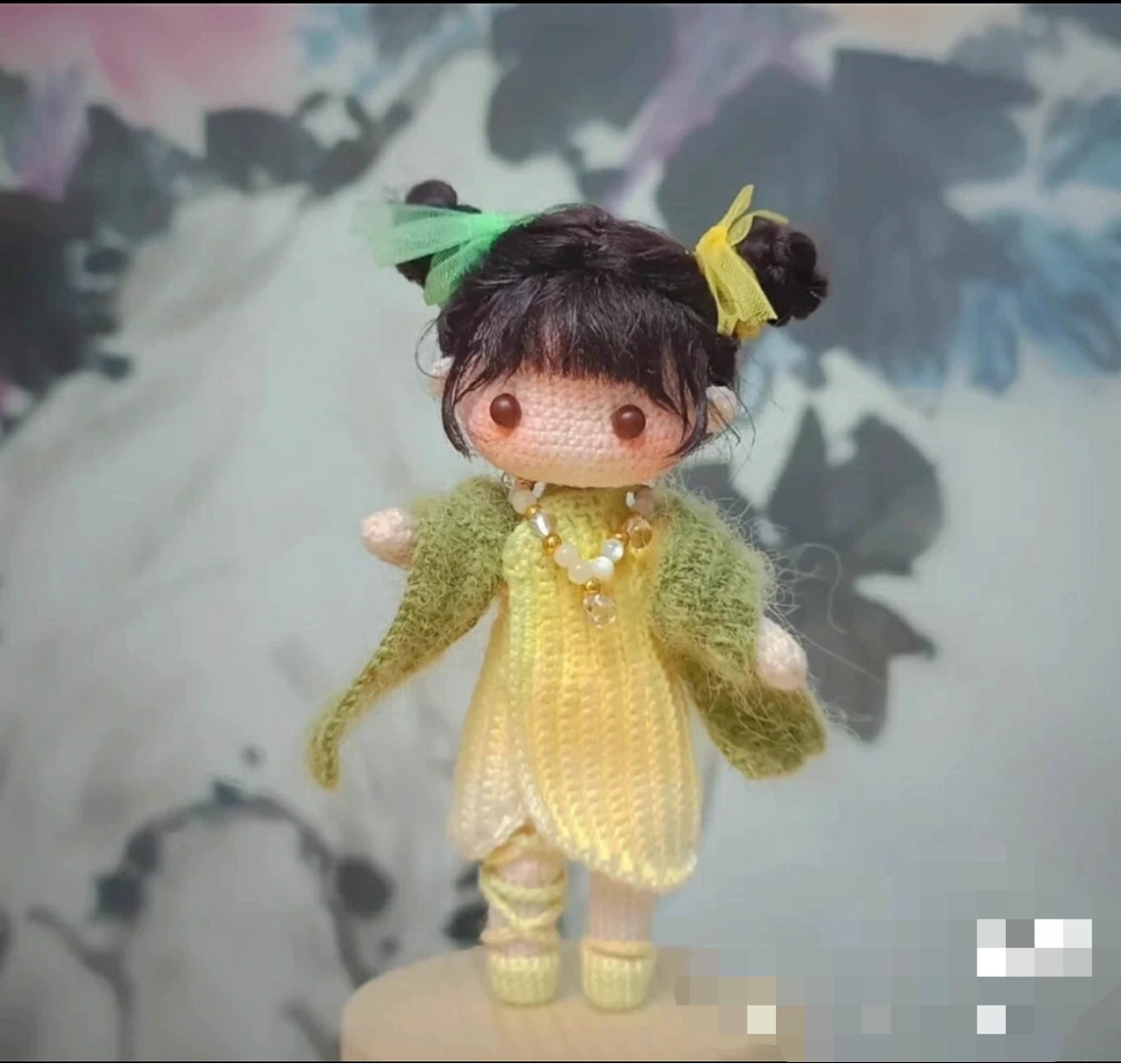 (store 99) Banana small charm electronic hook needle decomposed tutorial diy handmade hair microhook puppet