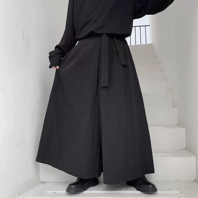 Japanese elastic trousers, loose fit, for teenagers
