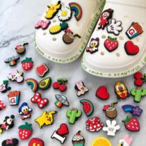 cross cross dongle shoes accessories cartoon hole dongle shoes decoration buckle shoe buckle accessories detachable upper deco adorable creatives